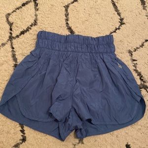 Free People dark blue way home shorts